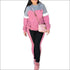 Plus Size Women Long-sleeve Stitching Hoodie And Casual Pants Sports Two-piece Set