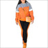 Plus Size Women Long-sleeve Stitching Hoodie And Casual Pants Sports Two-piece Set