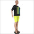 Plus Size Women Round Collar Print Top And Skinny Shorts