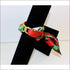 Poppies ankle silk bracelet