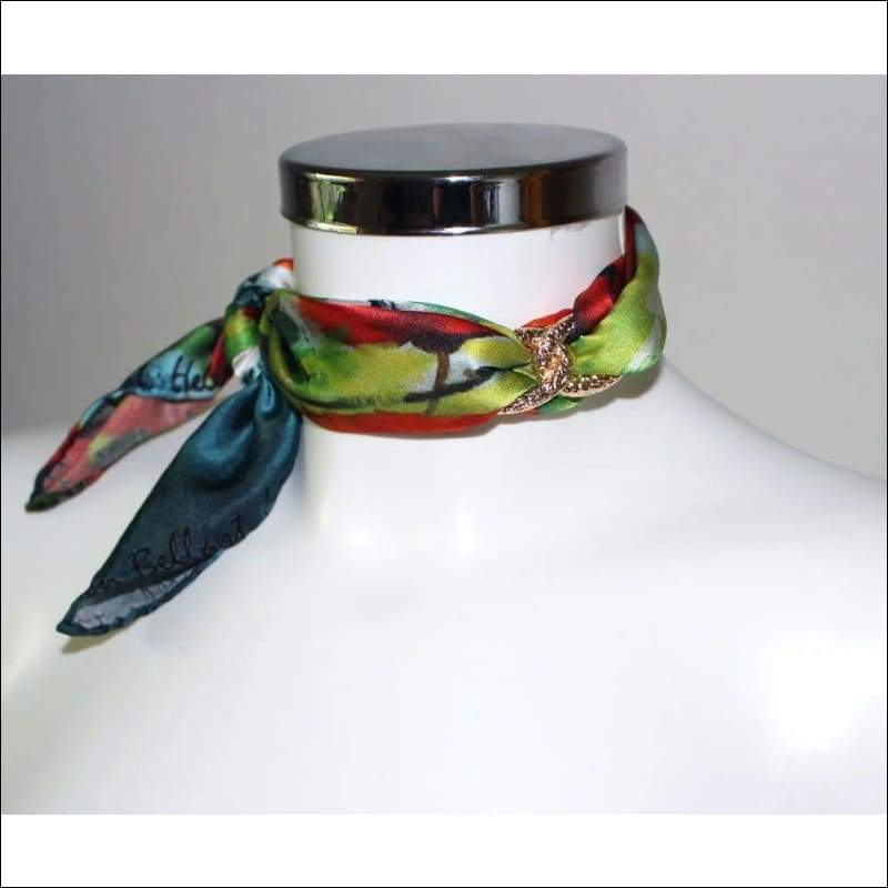 Poppies Choker Necklace - Gold - Chokers - Necklaces