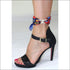 Poppy ankle silk bracelet