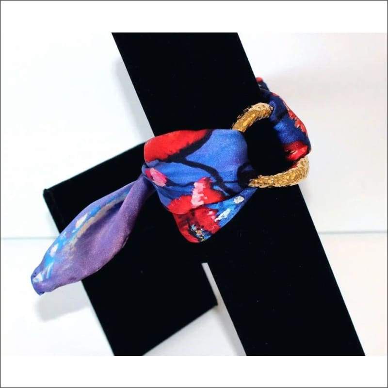 Poppy silk bracelet - Gold - Bracelets