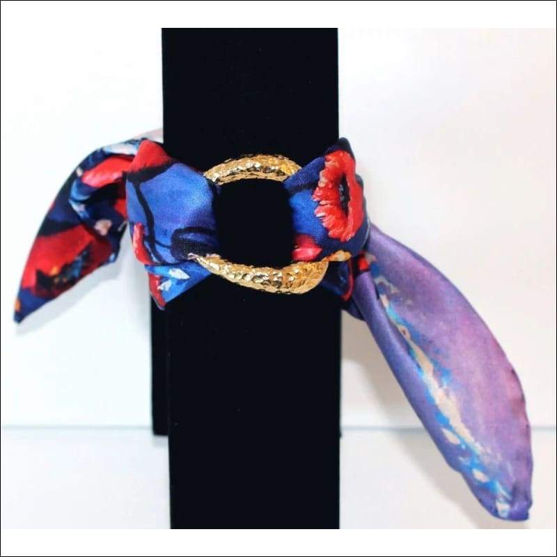 Poppy silk bracelet - Gold - Bracelets