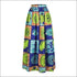 Print Off-the-Shoulder Crop Top And Side-slit Long Skirt