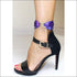 Purple Animal Print ankle silk bracelet