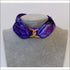 Purple Animal Print Choker Necklace