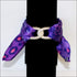 Purple Animal Print Join Infinity silk bracelet