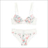 Push-Up Bra Set Floral Printing Lace