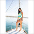 Rainbow Stripes Backless One Piece