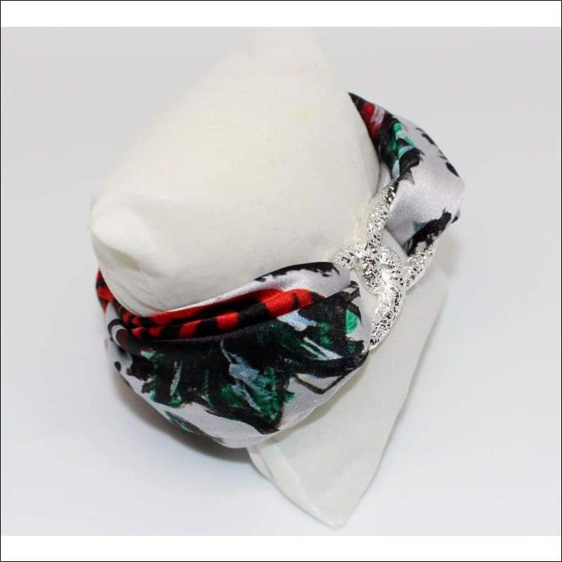 Red Rose silk tie earring & bracelet - Set & Combination