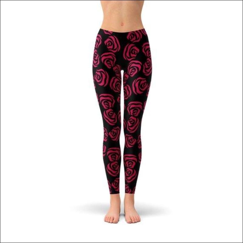 Red Roses Leggings - Leggings