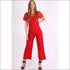 Red Sweetheart Lace Jumpsuit