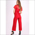 Red Sweetheart Lace Jumpsuit