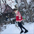 Red Thickening Sweater Christmas Element Retro