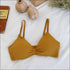 Rib-knit Soft Cotton Bra