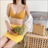 Rib-knit Soft Cotton Bra