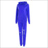 Ripped Design Long-sleeve Hoodie And Pants Casual Two-piece Set