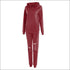 Ripped Design Long-sleeve Hoodie And Pants Casual Two-piece Set