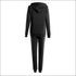Ripped Design Long-sleeve Hoodie And Pants Casual Two-piece Set