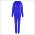 Ripped Design Long-sleeve Hoodie And Pants Casual Two-piece Set