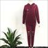 Ripped Design Long-sleeve Hoodie And Pants Casual Two-piece Set