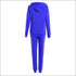 Ripped Design Long-sleeve Hoodie And Pants Casual Two-piece Set