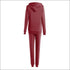 Ripped Design Long-sleeve Hoodie And Pants Casual Two-piece Set