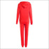 Ripped Design Long-sleeve Hoodie And Pants Casual Two-piece Set