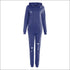 Ripped Design Long-sleeve Hoodie And Pants Casual Two-piece Set