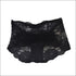 Rose Lace Hollow Out See-through Classic Briefs