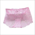 Rose Lace Hollow Out See-through Classic Briefs