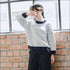 Round Collar Contrast Color Knitwear