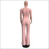 Round Collar Lace-up Top And Straight Pants Two Pieces Sets