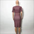 Round Collar Printed Crop Top And Bodycon Skirt Fashion Two Pieces Sets