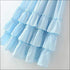 Ruffled Design Strapless Tube Top Cake Pattern Skirt Set