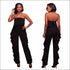 Ruffled Strapless Jumpsuits
