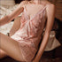 Satin Lace Sleep Dress And Panty Set