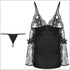 Satin Lace Sleep Dress And Panty Set
