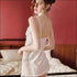 Satin Lace Sleep Dress And Panty Set