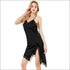 Satin Lace Sleeveless Backless Split Nightdress
