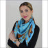 Sea Treasure Silk Scarf 110 x 110 cm