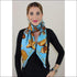 Sea Treasure Silk Scarf 110 x 110 cm