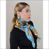 Sea Treasure Silk Scarf 110 x 110 cm