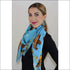 Sea Treasure Silk Scarf 110 x 110 cm