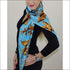 Sea Treasure Silk Scarf 110 x 110 cm