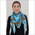 Sea Treasure Silk Scarf 110 x 110 cm