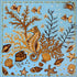 Sea Treasure Silk Scarf 110 x 110 cm