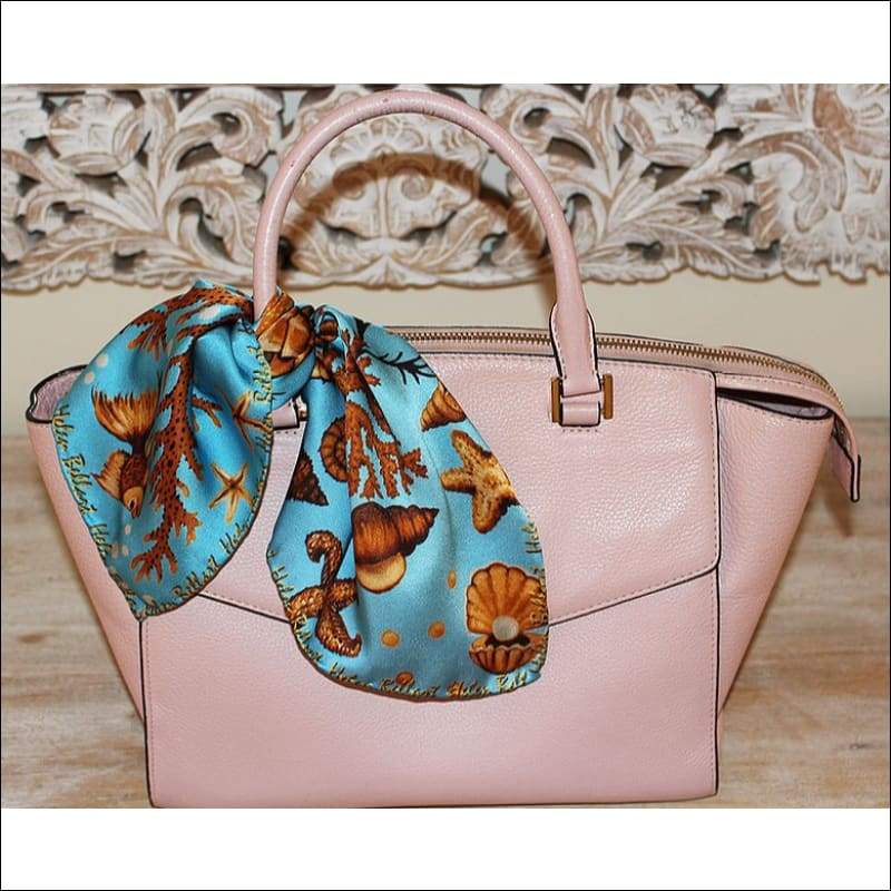 Sea Treasure Silk Scarf 45 x 45 cm - Silk Scarves