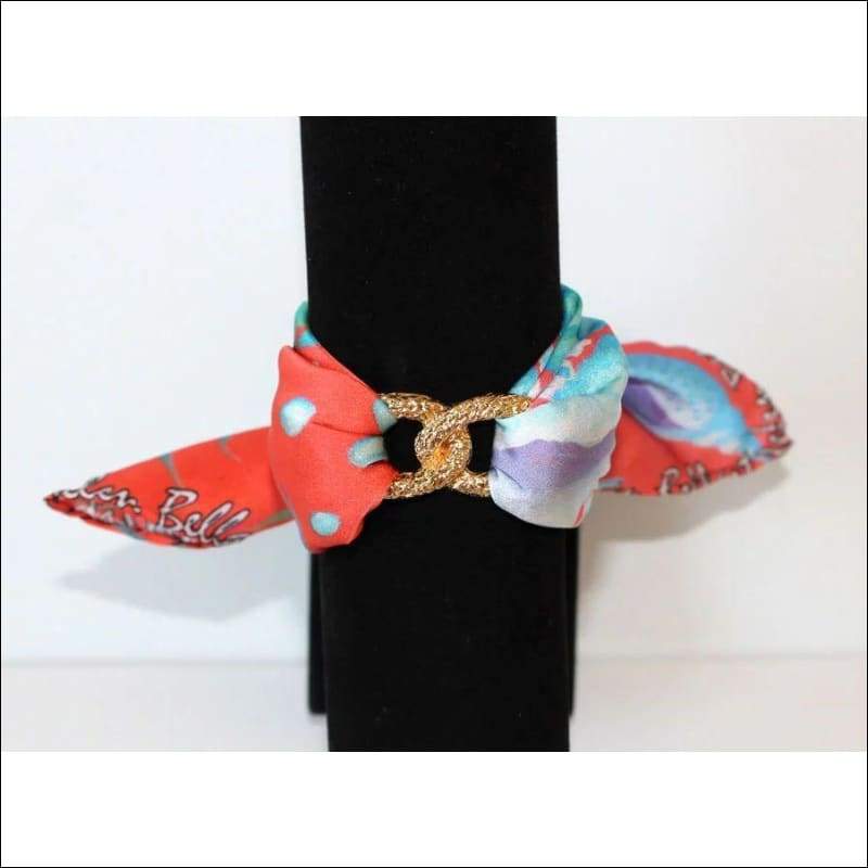 Seahorse ankle silk bracelet - Gold - Ankle Bracelets